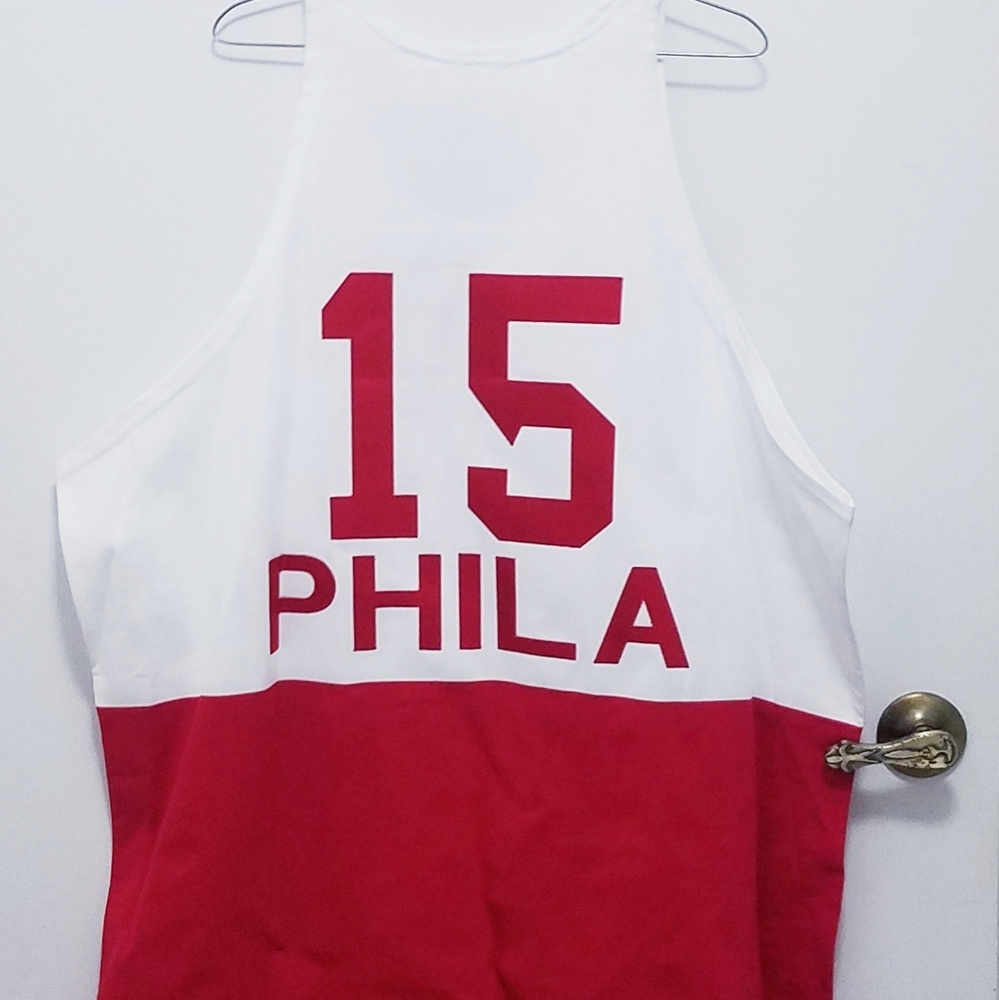 Philadelphia 76ers NBA Basketball Jersey Stitched XL Michell & Ness Hardwood NWT